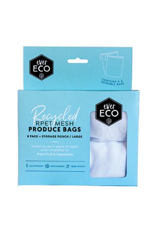 EVER ECO Reusable Product Bags RPET Mesh 8 Pack Storage Pouch