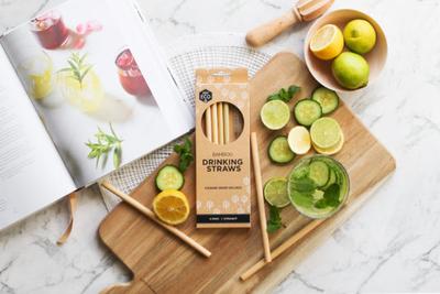 EVER ECO Bamboo Straws 4 Pack