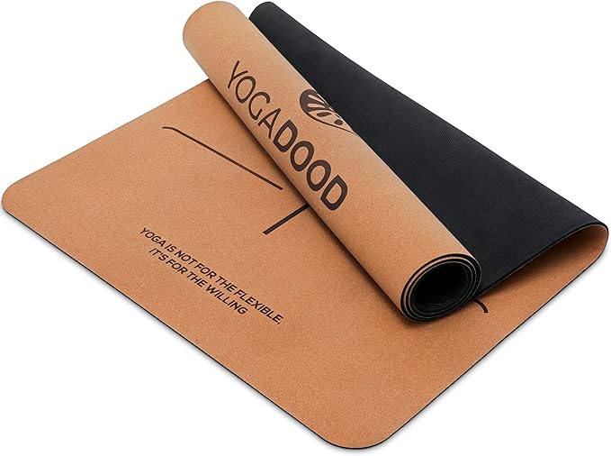 Yog mat with corck brand